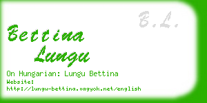 bettina lungu business card